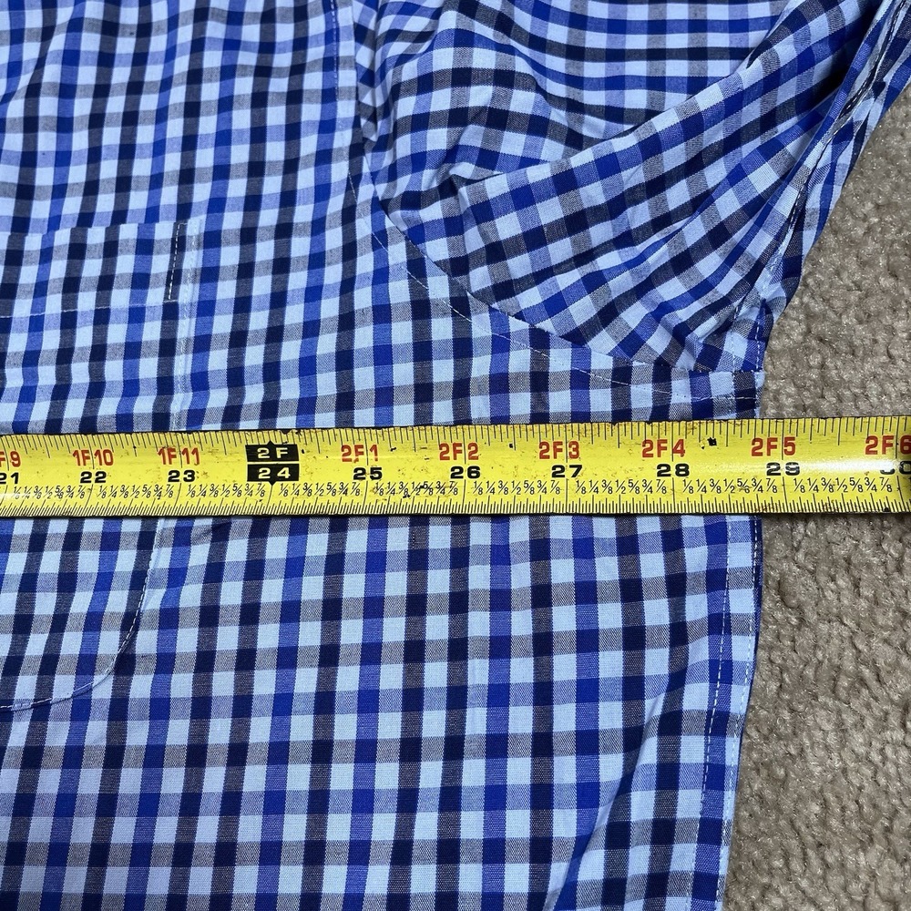 Big & Tall 2XL Saddlebred Button Up Long Sleeve Men Shirt NWT Easy Care LOT OF 2 - Picture 7 of 16